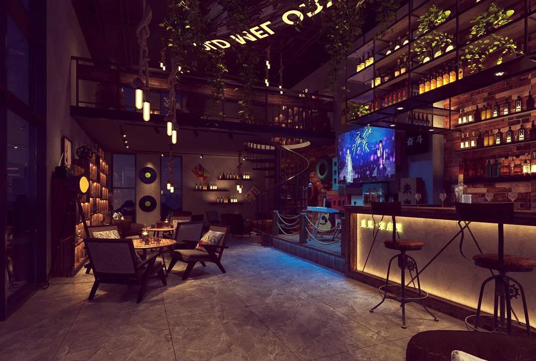 重慶酒吧裝修效果圖案例，打造超有氛圍感的重慶酒吧?